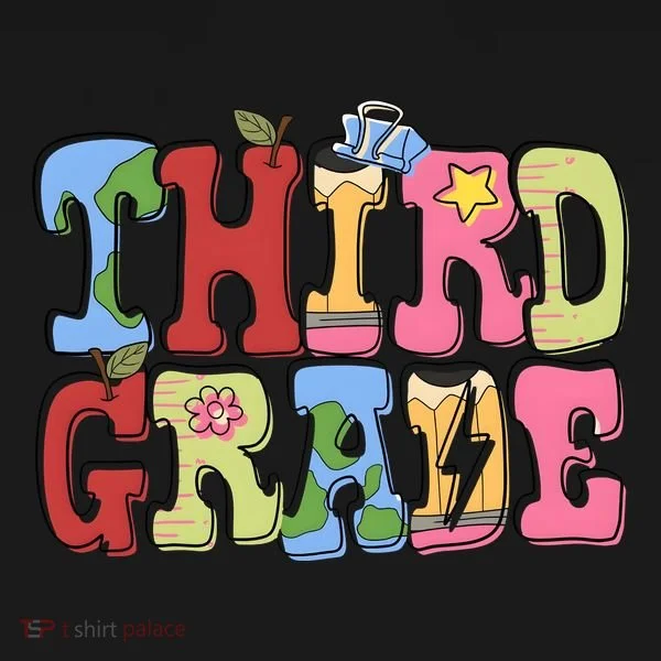 Third Grade Retro Back To School Coaster