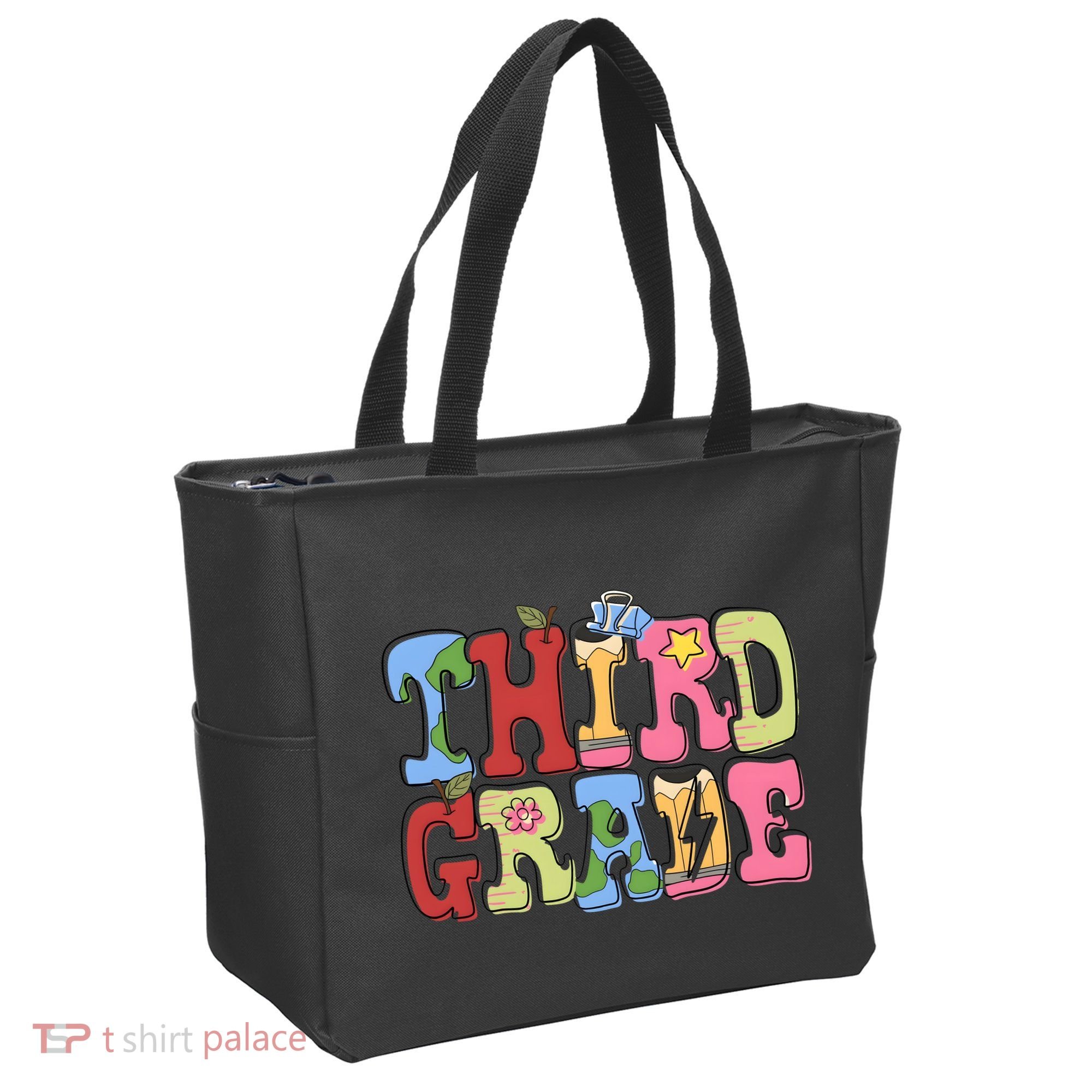 Third Grade Retro Back To School Tote Bag