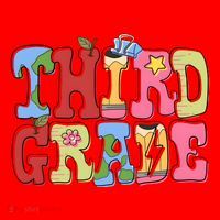 Third Grade Retro Back To School Santa Hat thumb 1