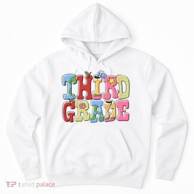 Third Grade Retro Back To School Hoodie