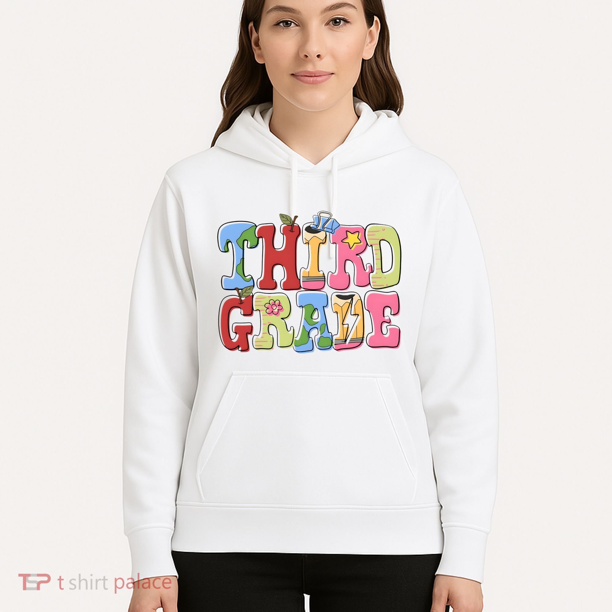 Third Grade Retro Back To School Hoodie