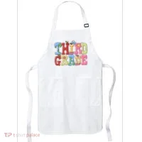 Third Grade Retro Back To School Apron thumb 0