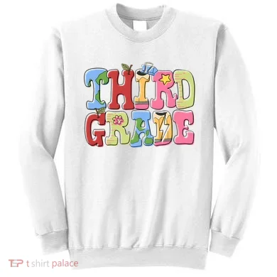 Third Grade Retro Back To School Sweatshirt