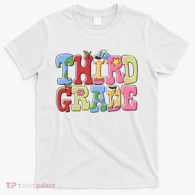 Third Grade Retro Back To School T-Shirt