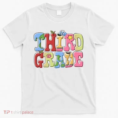 Third Grade Retro Back To School T-Shirt