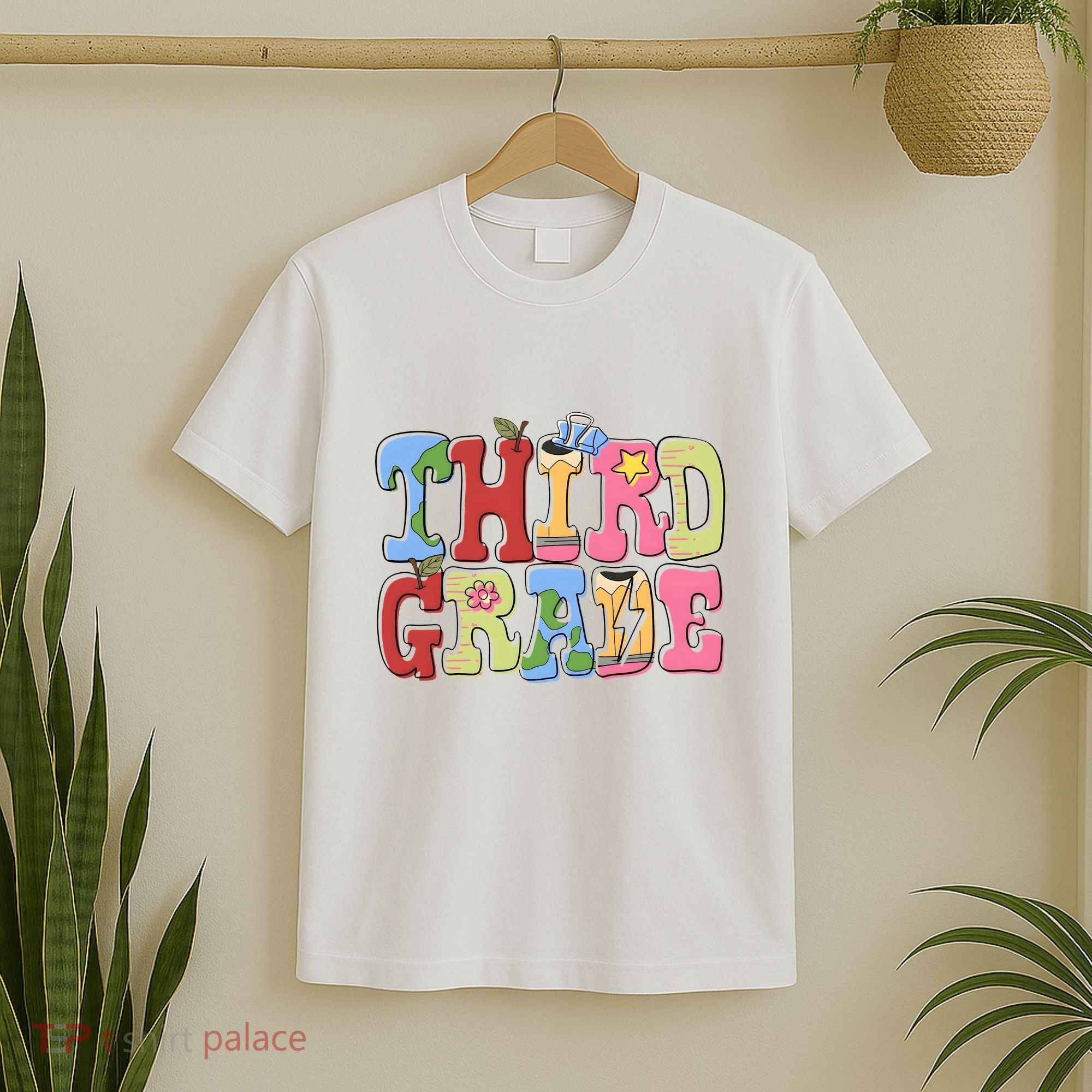 Third Grade Retro Back To School T-Shirt