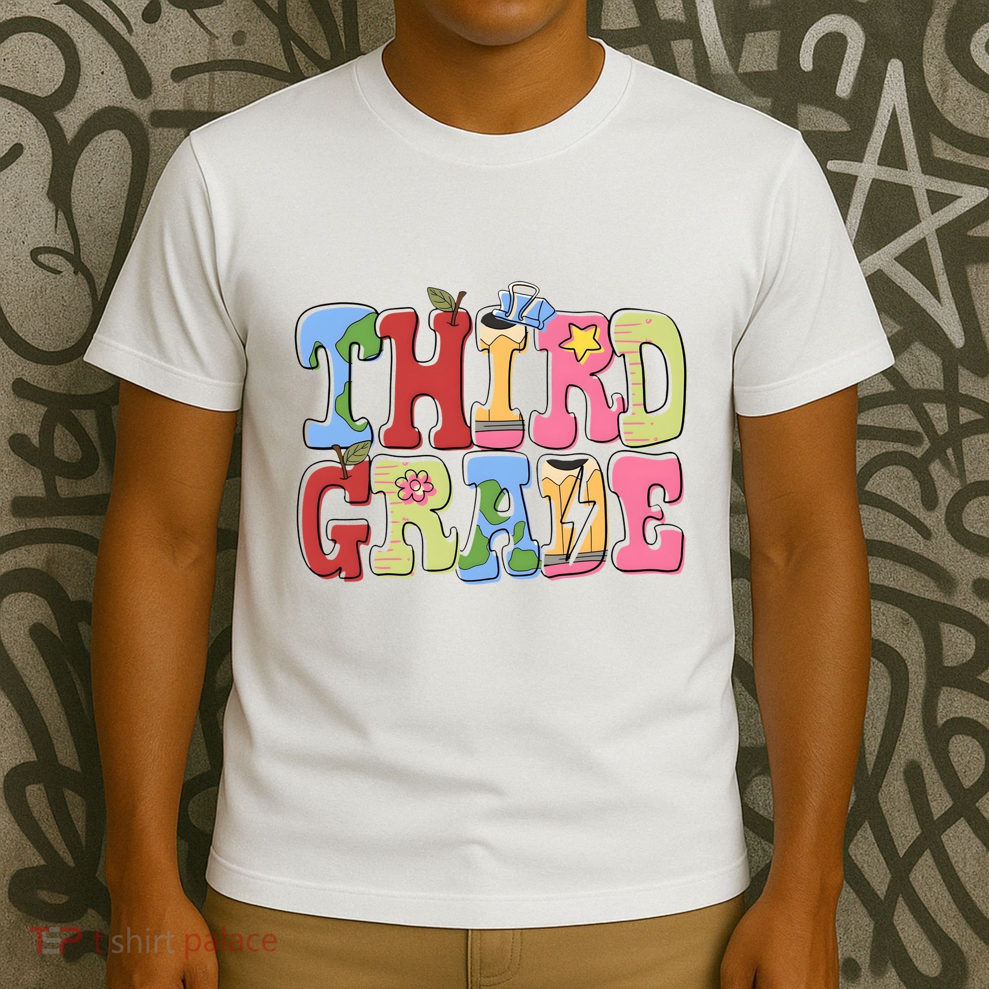 Third Grade Retro Back To School T-Shirt