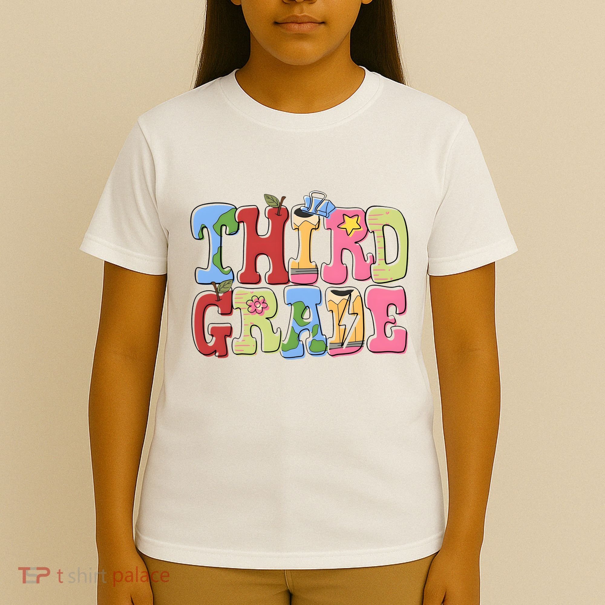 Third Grade Retro Back To School T-Shirt
