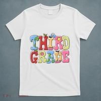 Third Grade Retro Back To School T-Shirt thumb 5