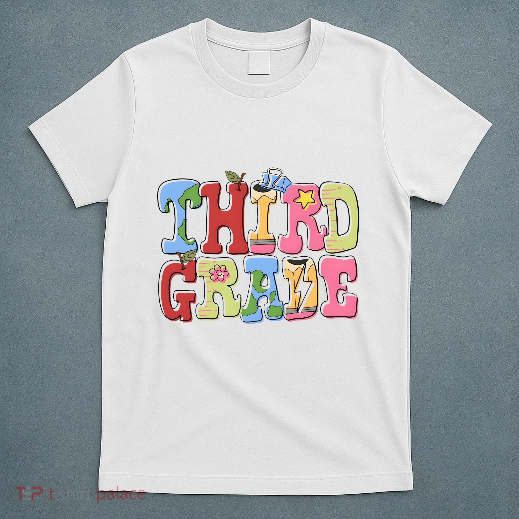 Third Grade Retro Back To School T-Shirt