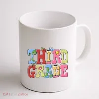 Third Grade Retro Back To School Coffee Mug thumb 1