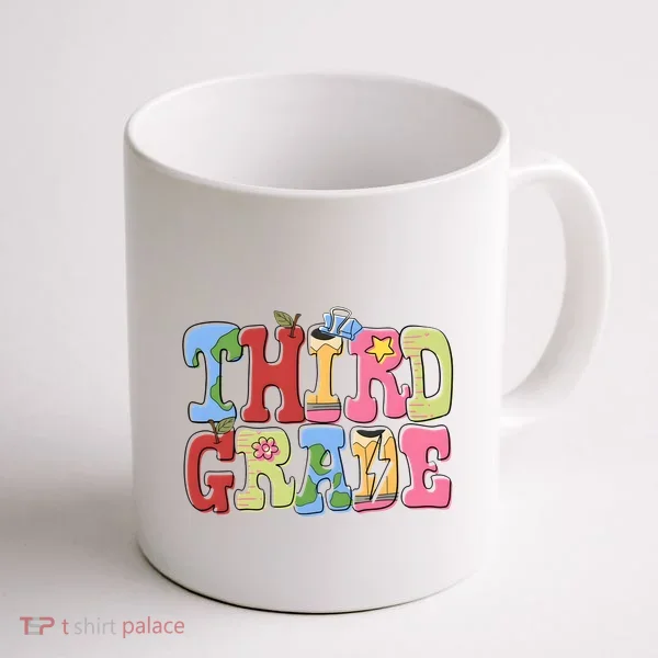 Third Grade Retro Back To School Coffee Mug