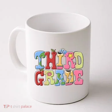 Third Grade Retro Back To School Coffee Mug