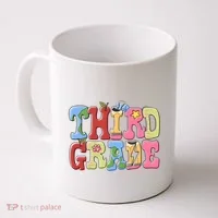 Third Grade Retro Back To School Coffee Mug thumb 0