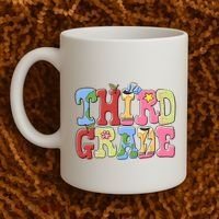 Third Grade Retro Back To School Coffee Mug thumb 2