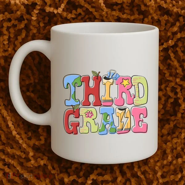 Third Grade Retro Back To School Coffee Mug