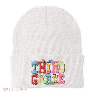 Third Grade Retro Back To School Beanie
