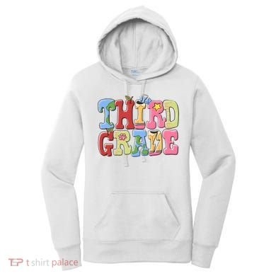 Third Grade Retro Back To School Women's Hoodie