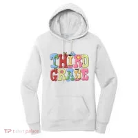 Third Grade Retro Back To School Women's Hoodie thumb 0