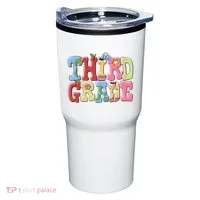 Third Grade Retro Back To School Tumbler thumb 0