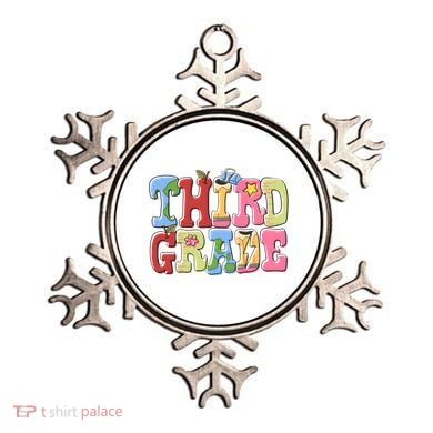 Third Grade Retro Back To School Ornament