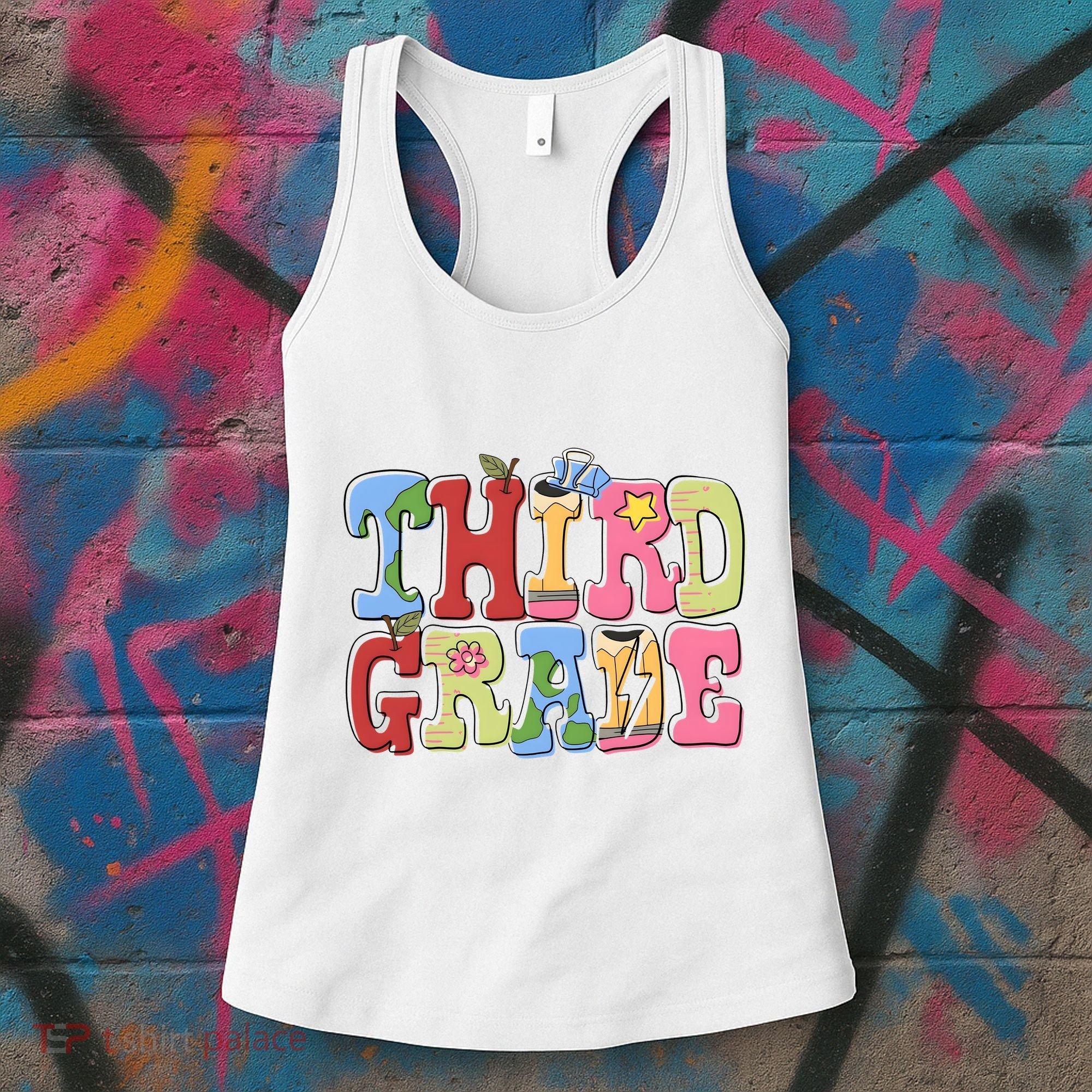 Third Grade Retro Back To School Women's Tank Top