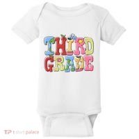 Third Grade Retro Back To School Baby Bodysuit thumb 0