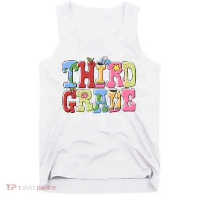 Third Grade Retro Back To School Tank Top