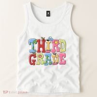 Third Grade Retro Back To School Tank Top thumb 2