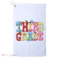 Third Grade Retro Back To School Golf Towel thumb 0