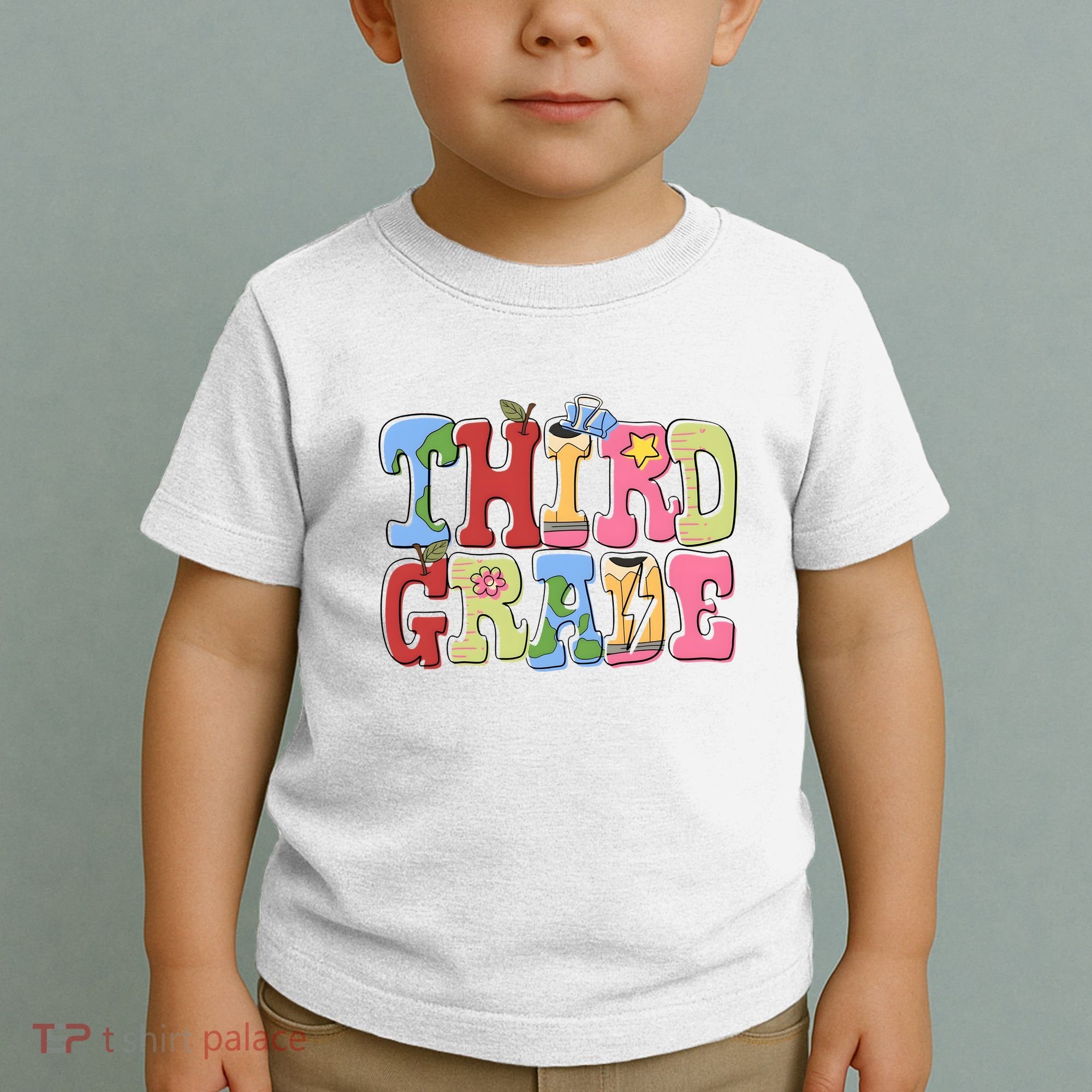 Third Grade Retro Back To School Toddler T-Shirt