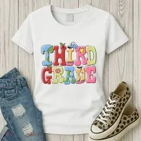 Third Grade Retro Back To School Women's T-Shirt thumb 3