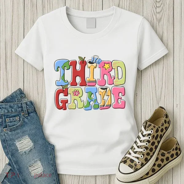 Third Grade Retro Back To School Women's T-Shirt