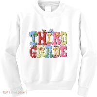 Third Grade Retro Back To School Kids Sweatshirt thumb 0