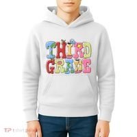 Third Grade Retro Back To School Kids Hoodie thumb 4