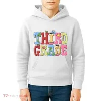 Third Grade Retro Back To School Kids Hoodie thumb 4