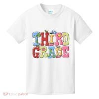 Third Grade Retro Back To School Kids T-Shirt thumb 0