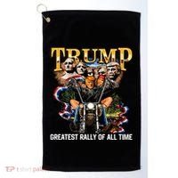Trump Greatest Rally Of All Time Cute Gift Golf Towel thumb 0