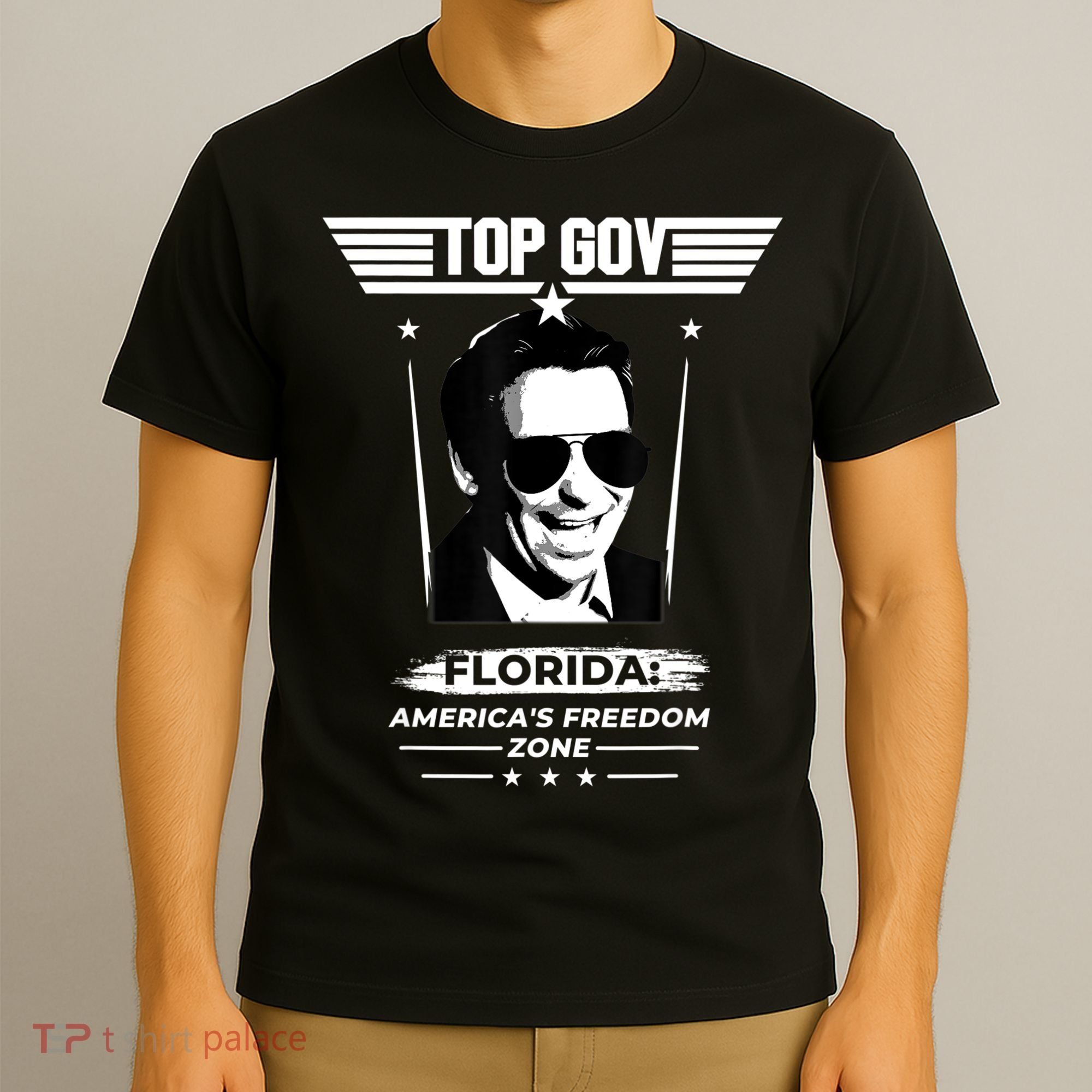 Top Gov Ron DeSantis Florida America's Freedom Zone Top Gov T-Shirt
