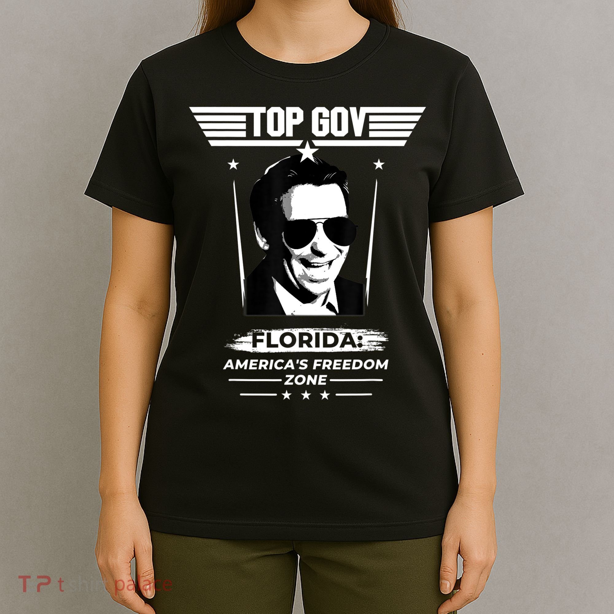 Top Gov Ron DeSantis Florida America's Freedom Zone Top Gov T-Shirt