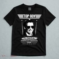 Top Gov Ron DeSantis Florida America's Freedom Zone Top Gov T-Shirt thumb 5
