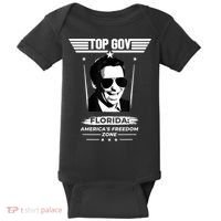 Top Gov Ron DeSantis Florida America's Freedom Zone Top Gov Baby Bodysuit thumb 0
