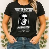 Top Gov Ron DeSantis Florida America's Freedom Zone Top Gov Women's T-Shirt thumb 2