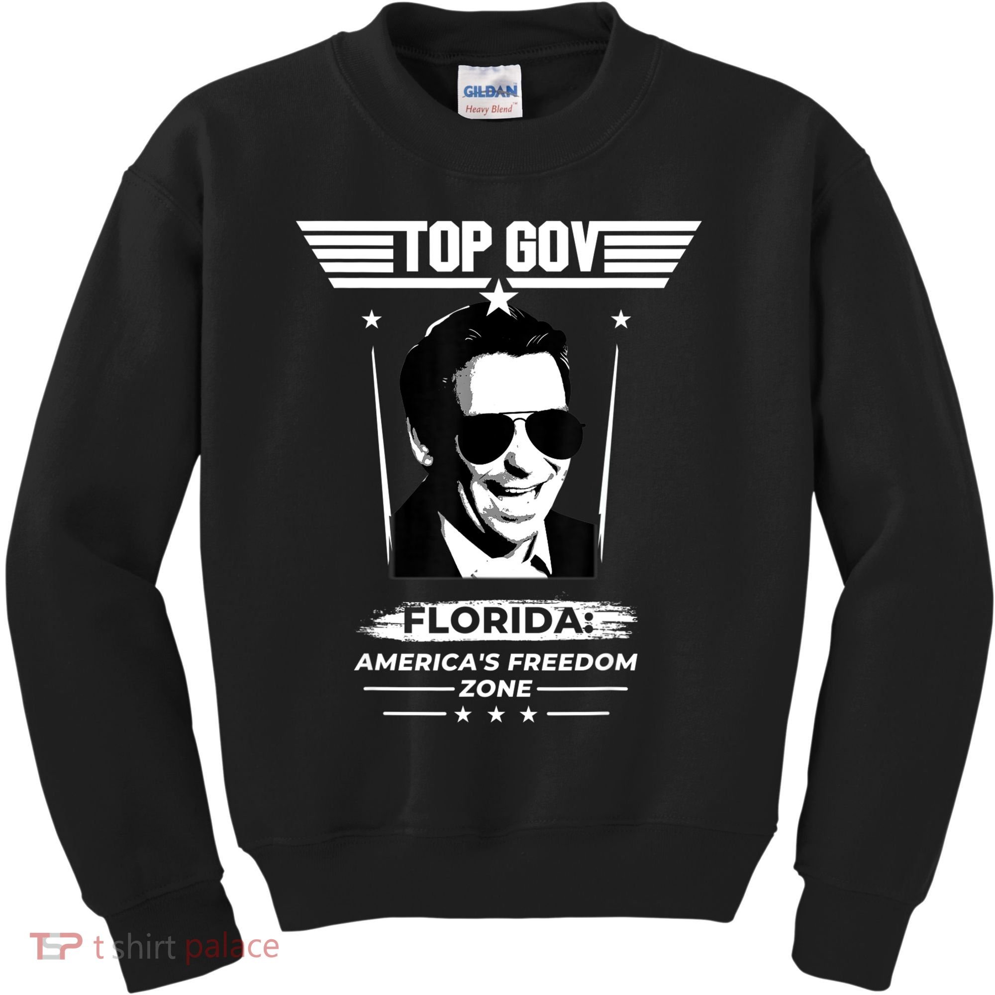 Top Gov Ron DeSantis Florida America's Freedom Zone Top Gov Kids Sweatshirt