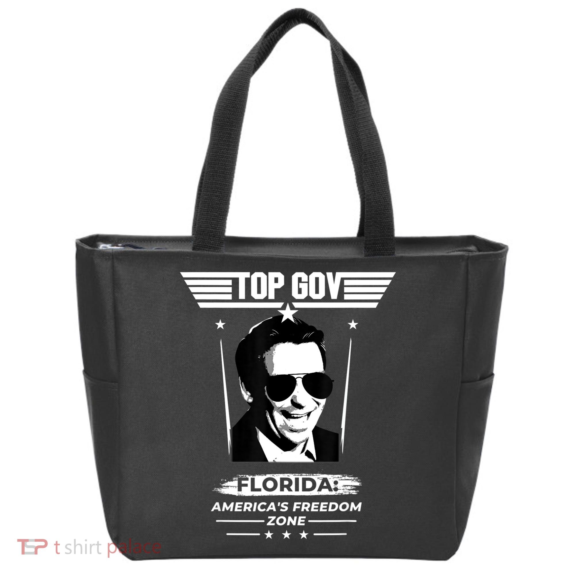 Top Gov Ron DeSantis Florida America's Freedom Zone Top Gov Tote Bag
