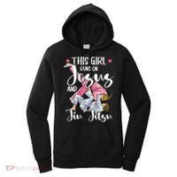 This Girl Runs On Jesus And Jiu Jitsu Women's Hoodie thumb 0