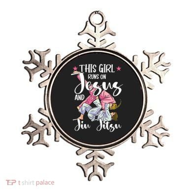 This Girl Runs On Jesus And Jiu Jitsu Ornament