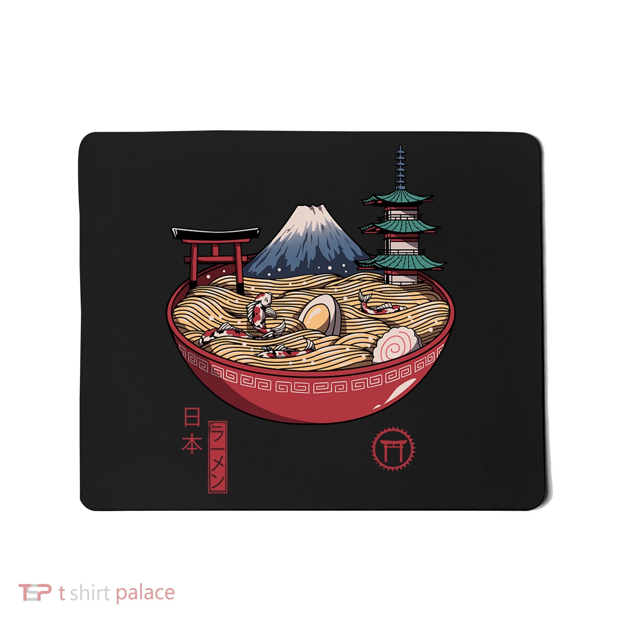 The Great Ramen Wave Mousepad