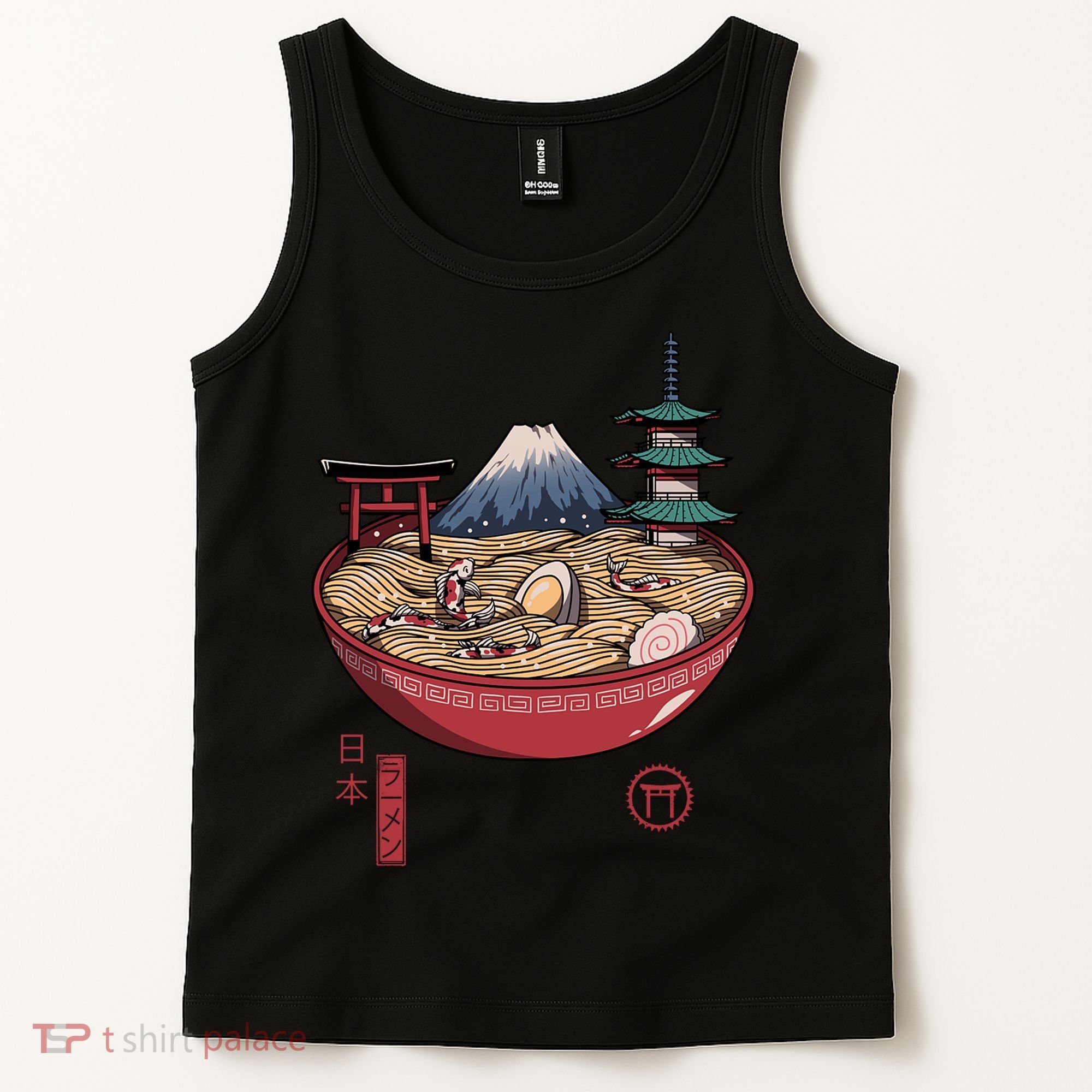 The Great Ramen Wave Tank Top