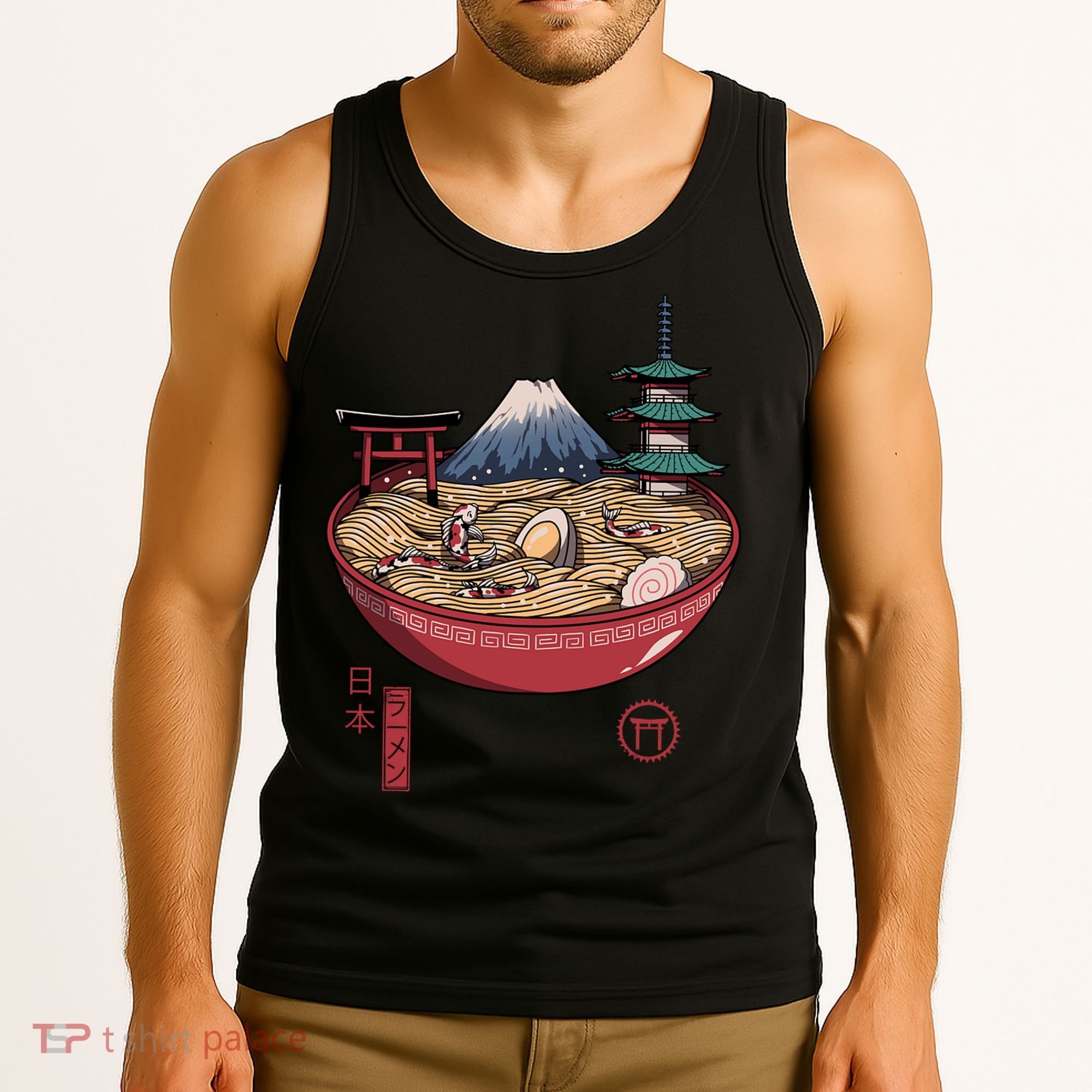 The Great Ramen Wave Tank Top